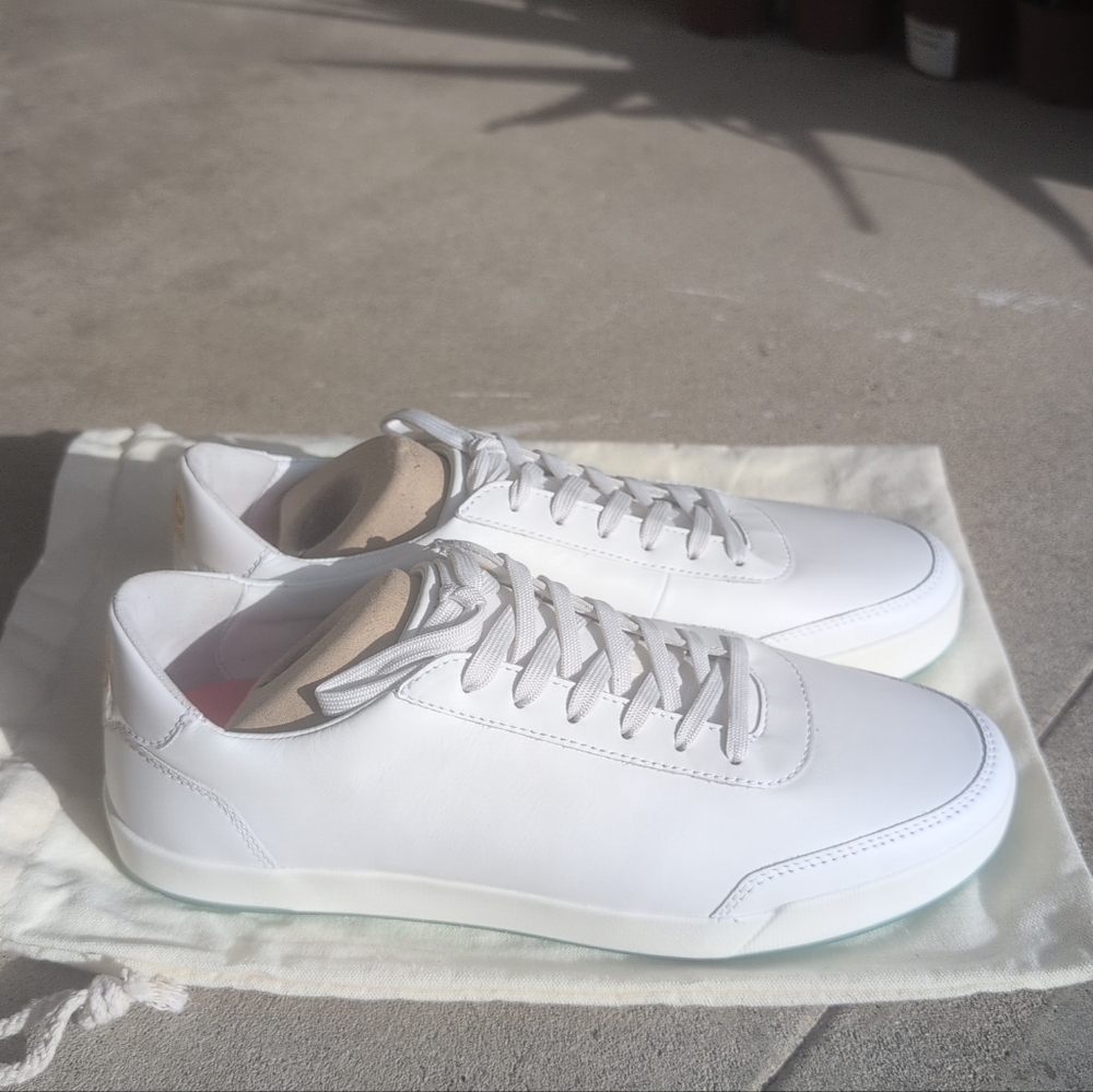 Men's Novella The Preface Edition 01 white leather sneaker Size 10 NWOB